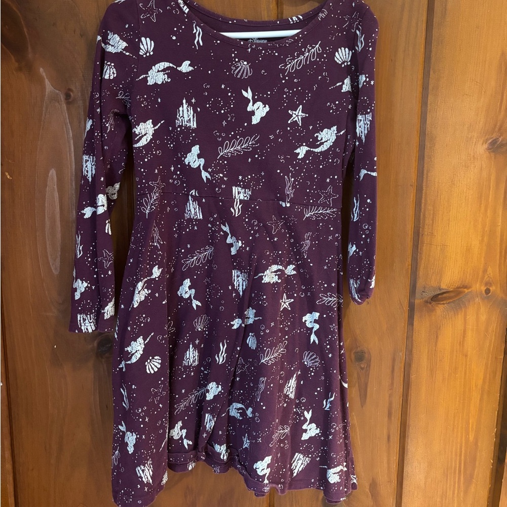Kids Disney Purple Mermaid Dress